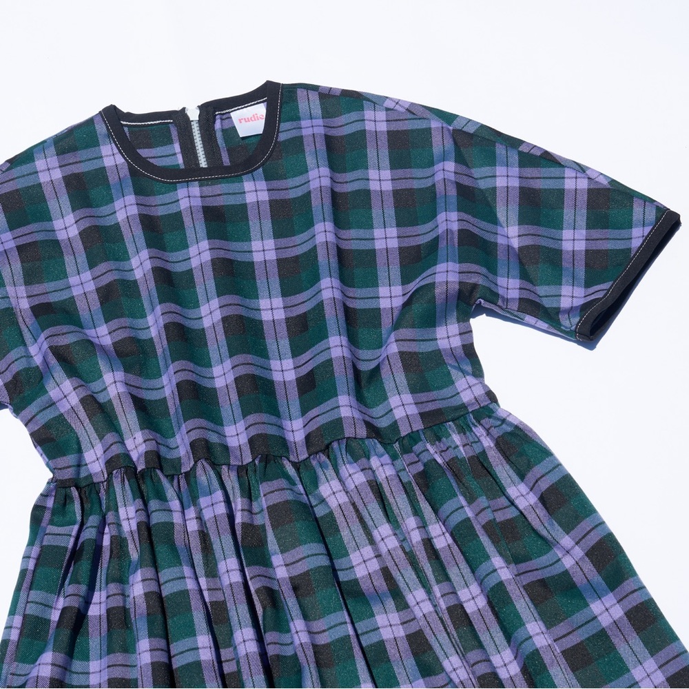Rudie Ringer Tea Dress - Purple Haze - Picture 2 of 3